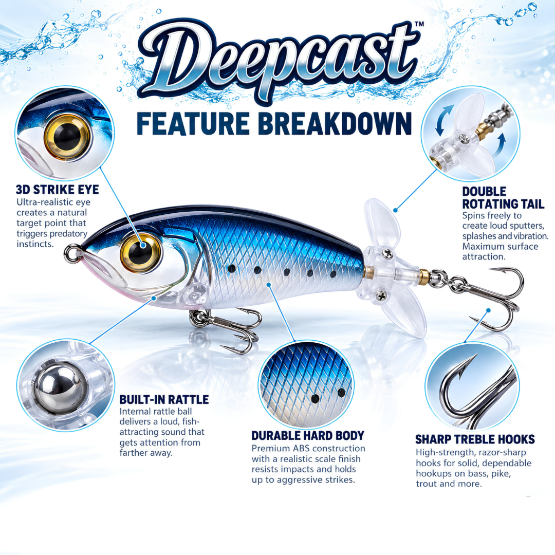 Whopper Popper Topwater Lure